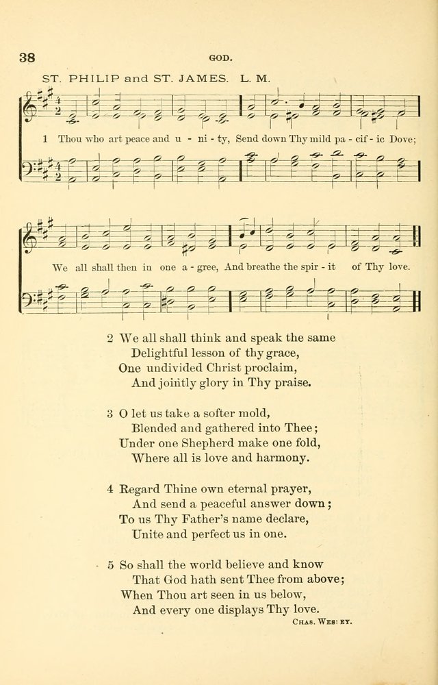 Hymnal for Christian Science Church and Sunday School Services page 38