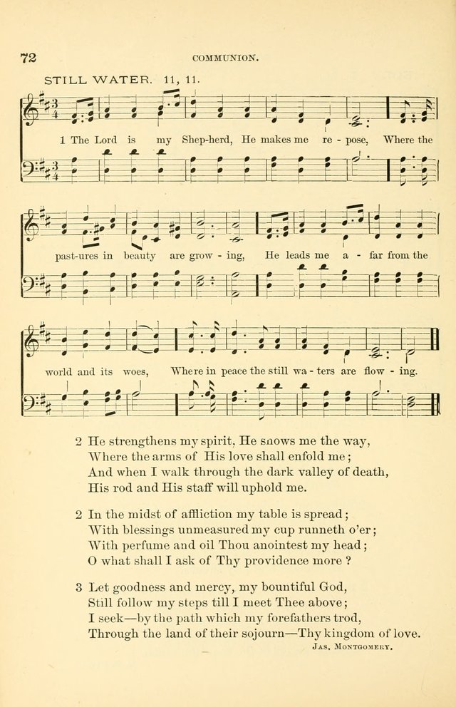 Hymnal for Christian Science Church and Sunday School Services page 72