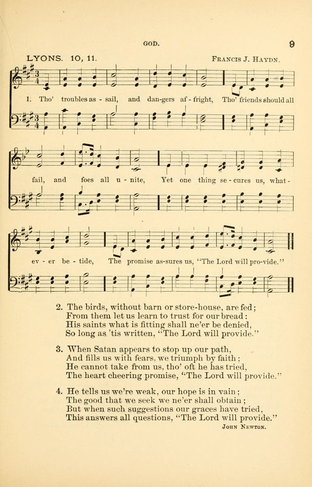 Hymnal for Christian Science Church and Sunday School Services page 9