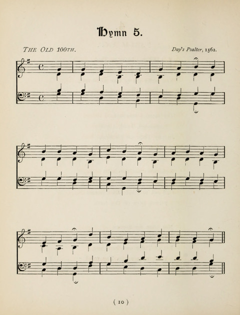 Hymns and Chorales: for schools and colleges page 10