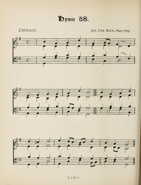 Hymns and Chorales: for schools and colleges page 116