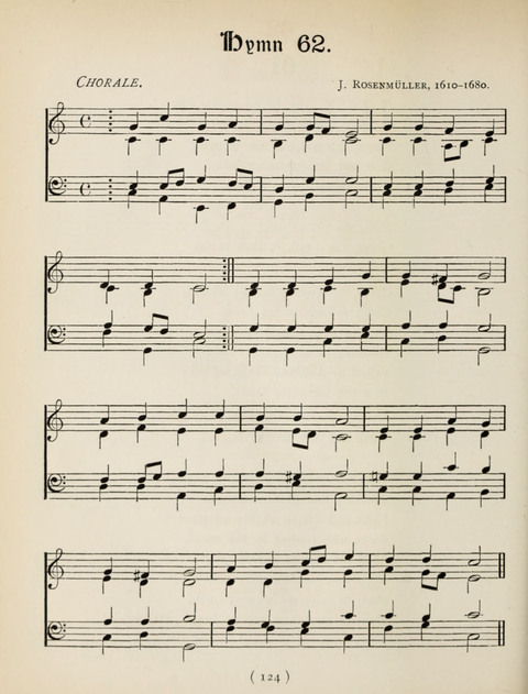 Hymns and Chorales: for schools and colleges page 124