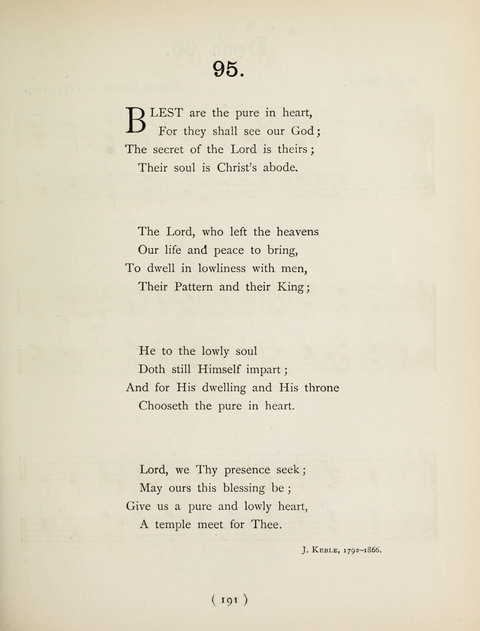 Hymns and Chorales: for schools and colleges page 191