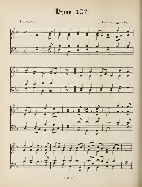 Hymns and Chorales: for schools and colleges page 214
