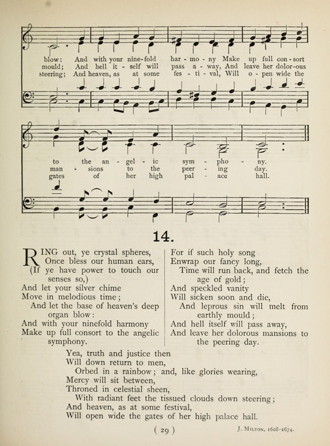 Hymns and Chorales: for schools and colleges page 29