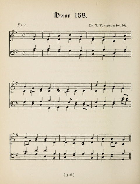 Hymns and Chorales: for schools and colleges page 316