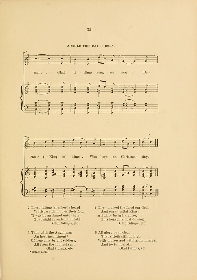 Hymns and Carols Set to Music page 35