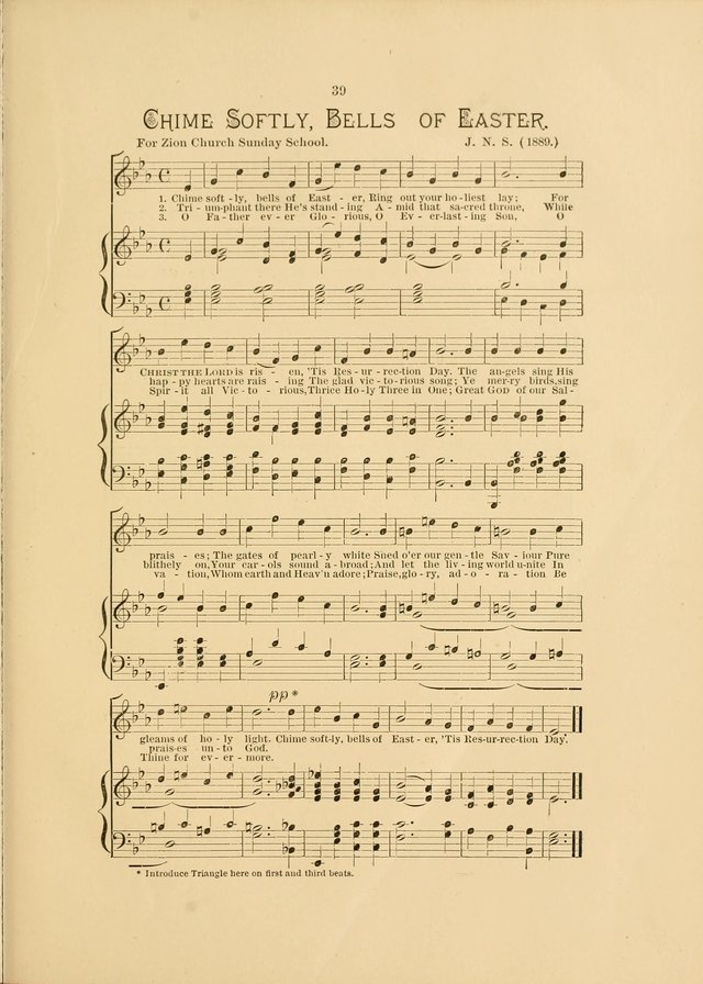 Hymns and Carols Set to Music page 39