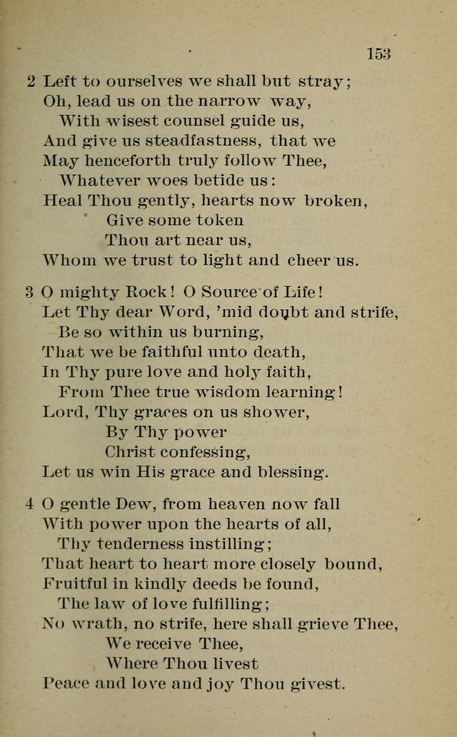 Hymnal: for churches and Sunday-schools of the Augustana Synod page 153