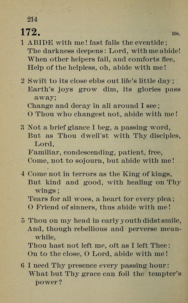 Hymnal: for churches and Sunday-schools of the Augustana Synod page 214