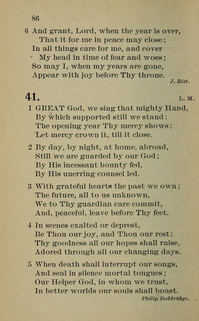 Hymnal: for churches and Sunday-schools of the Augustana Synod page 86