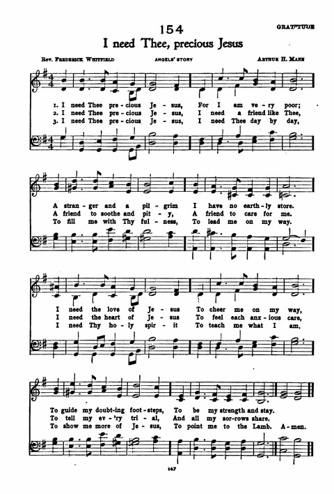 Hymns of the Centuries: Sunday School Edition page 157