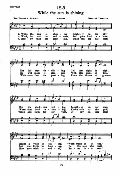 Hymns of the Centuries: Sunday School Edition page 184