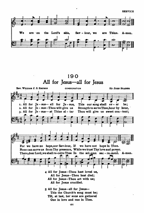 Hymns of the Centuries: Sunday School Edition page 191