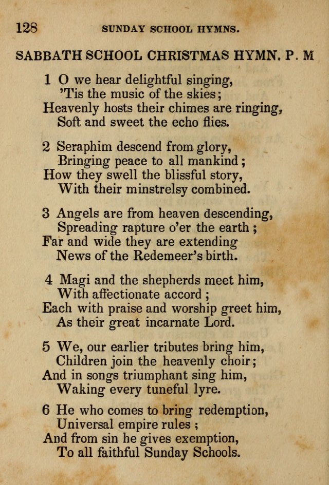 Hymns Composed for the Use of Sunday Schools, and Youthful Christians page 128