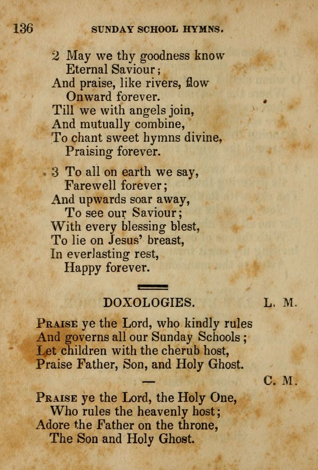 Hymns Composed for the Use of Sunday Schools, and Youthful Christians page 136