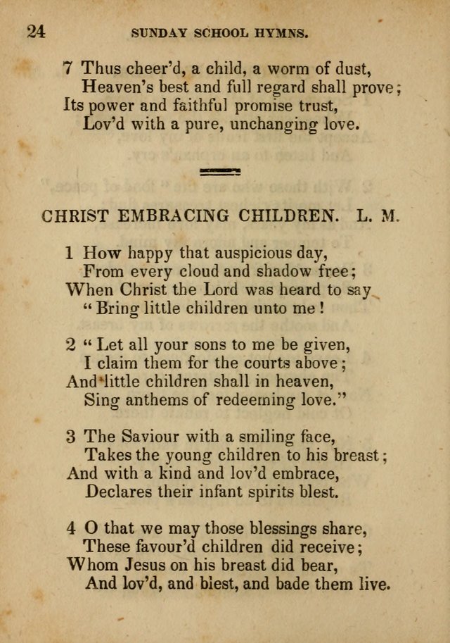 Hymns Composed for the Use of Sunday Schools, and Youthful Christians page 24