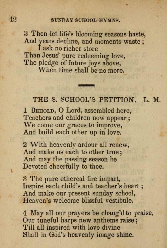 Hymns Composed for the Use of Sunday Schools, and Youthful Christians page 42