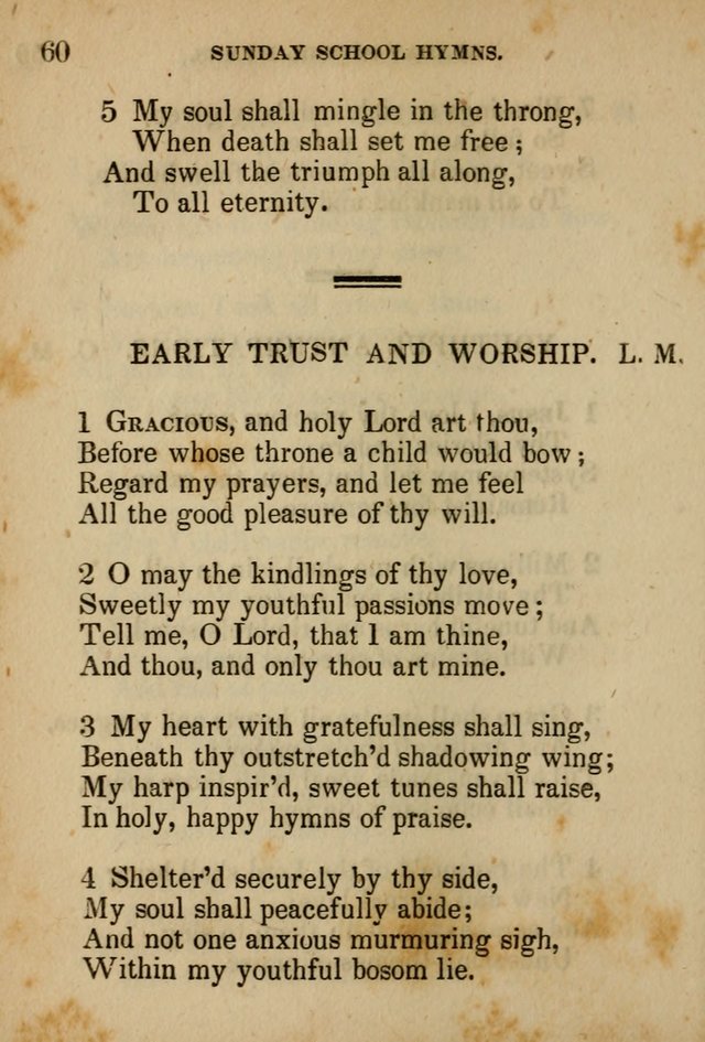 Hymns Composed for the Use of Sunday Schools, and Youthful Christians page 60