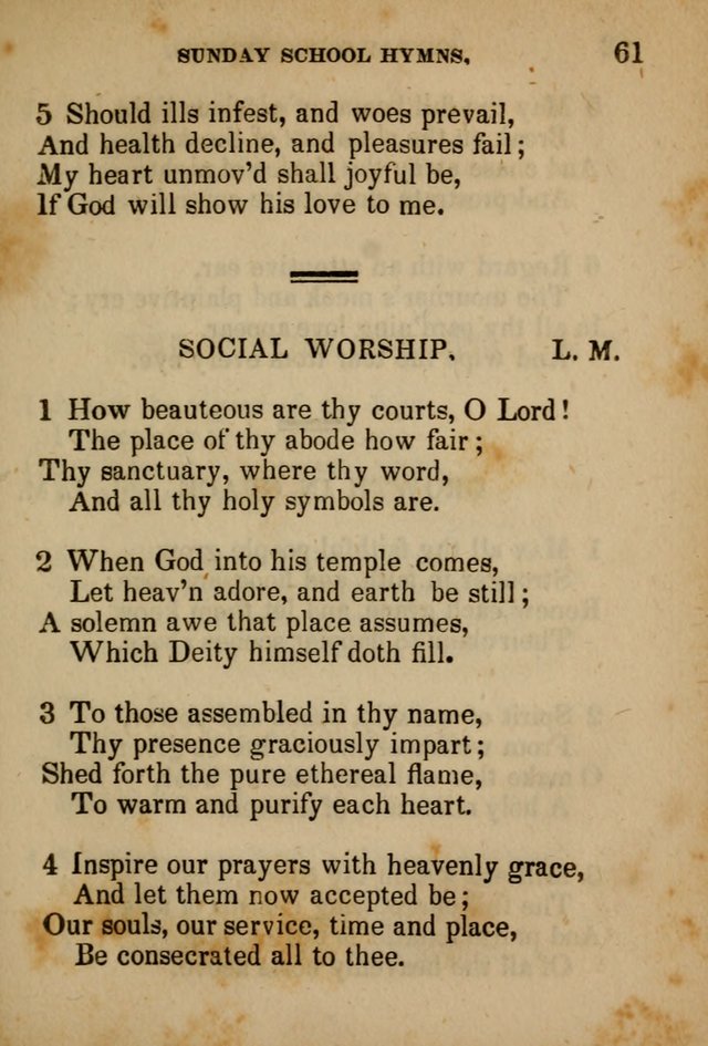 Hymns Composed for the Use of Sunday Schools, and Youthful Christians page 61