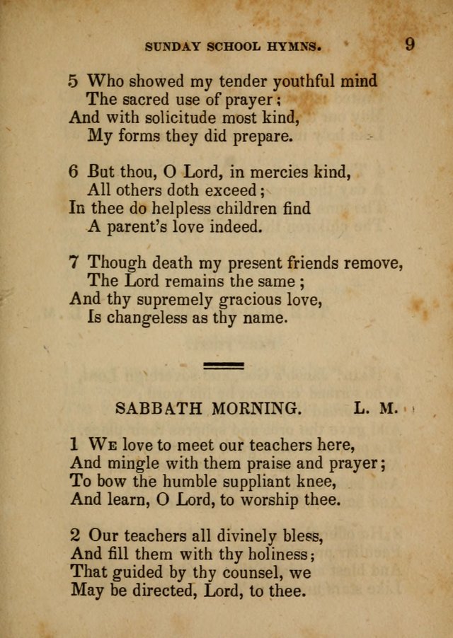 Hymns Composed for the Use of Sunday Schools, and Youthful Christians page 9