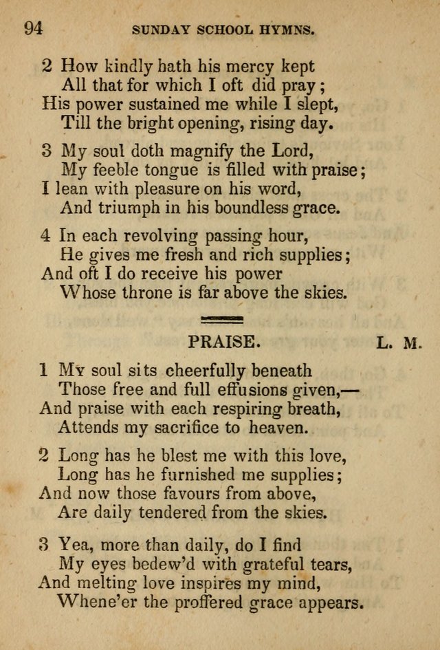 Hymns Composed for the Use of Sunday Schools, and Youthful Christians page 94