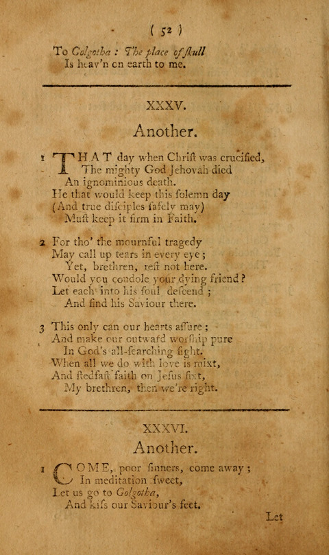 Hymns, etc.: composed on various subjects (10th ed.) page 52