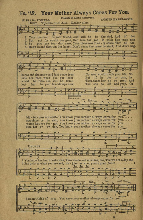 Heavenly Echoes No. 2: for Sunday Schools Singing Schools & Social Gatherings page 104