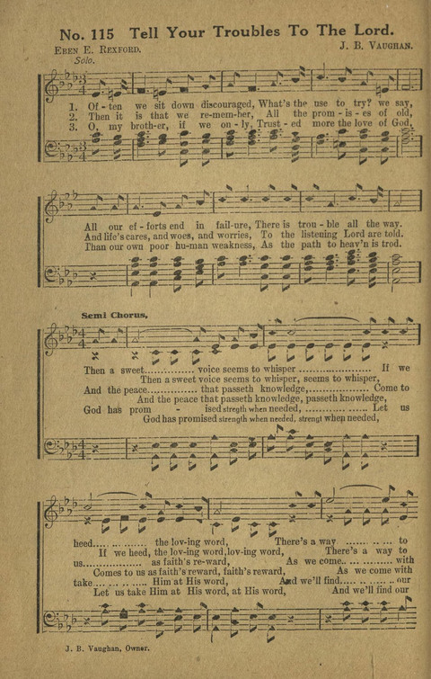 Heavenly Echoes No. 2: for Sunday Schools Singing Schools & Social Gatherings page 106
