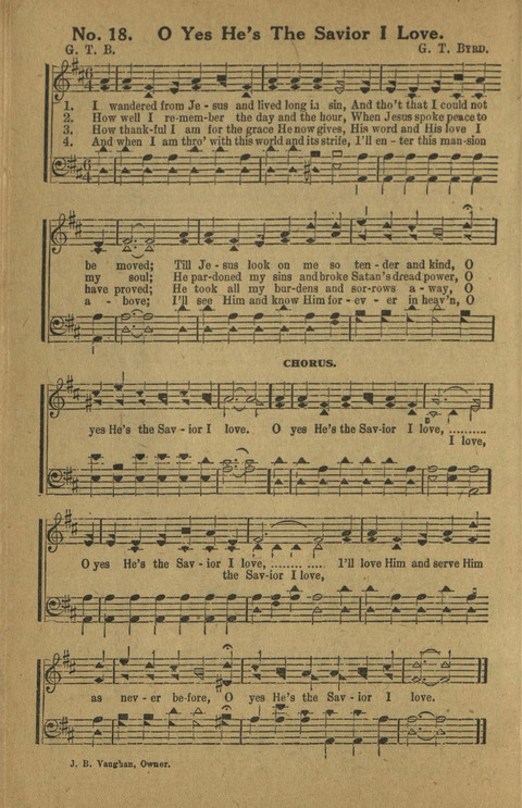 Heavenly Echoes No. 2: for Sunday Schools Singing Schools & Social Gatherings page 16