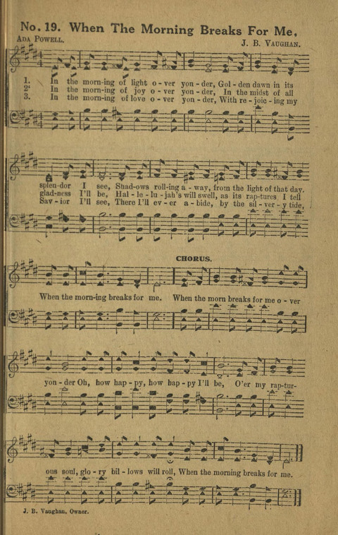 Heavenly Echoes No. 2: for Sunday Schools Singing Schools & Social Gatherings page 17