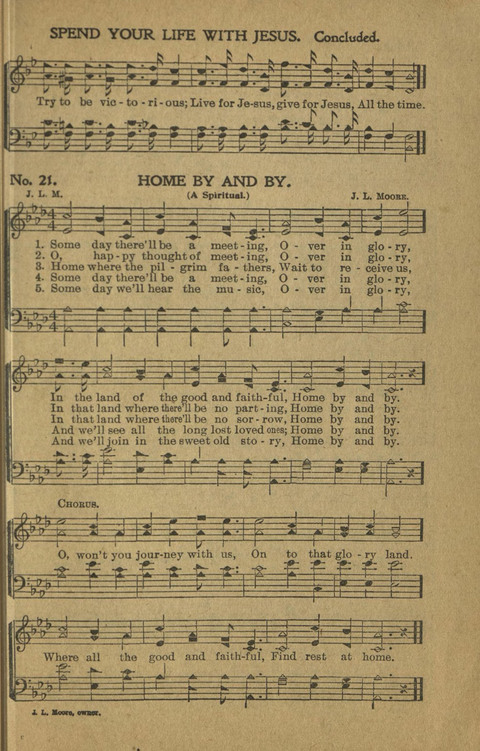 Heavenly Echoes No. 2: for Sunday Schools Singing Schools & Social Gatherings page 19