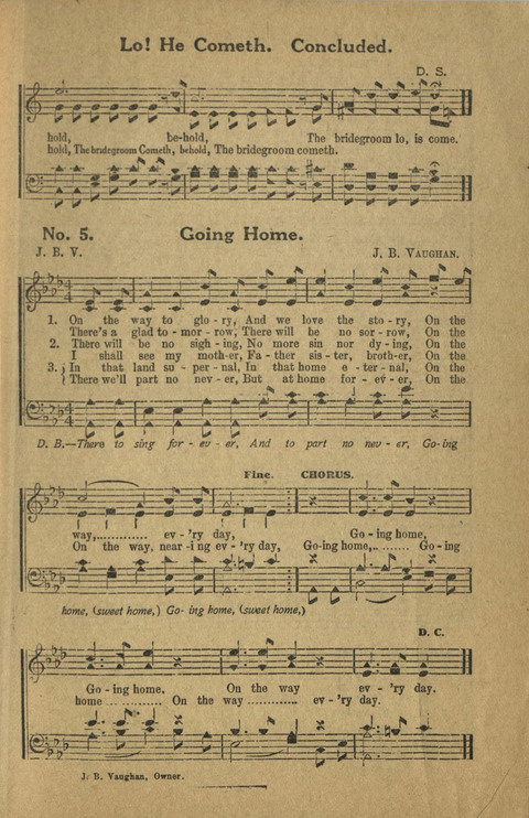 Heavenly Echoes No. 2: for Sunday Schools Singing Schools & Social Gatherings page 5