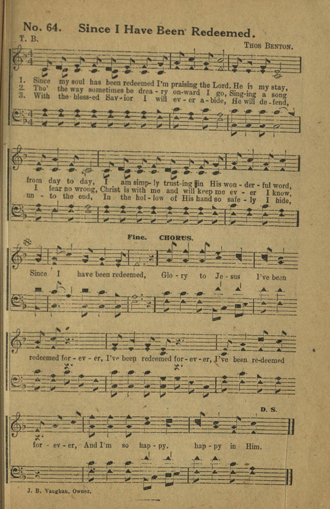 Heavenly Echoes No. 2: for Sunday Schools Singing Schools & Social Gatherings page 53