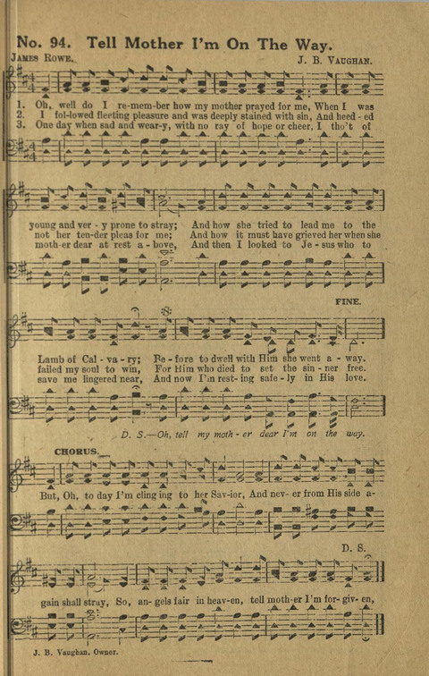 Heavenly Echoes No. 2: for Sunday Schools Singing Schools & Social Gatherings page 85