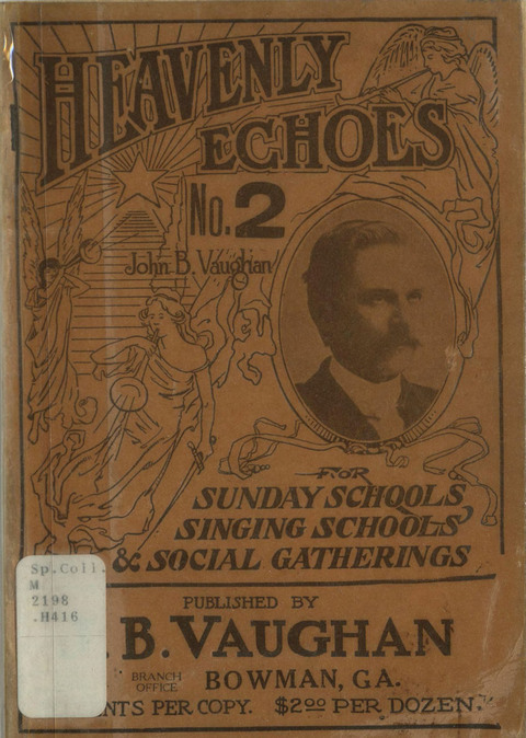 Heavenly Echoes No. 2: for Sunday Schools Singing Schools & Social Gatherings page cover