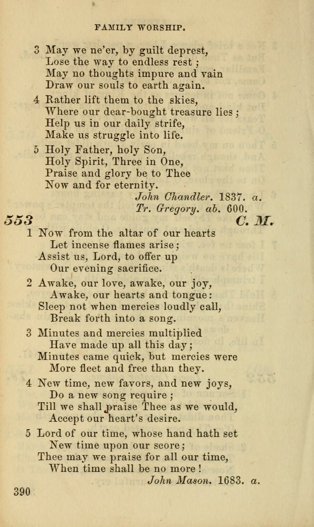 Hymns for the use of the Evangelical Lutheran Church, by the Authority of the Ministerium of Pennsylvania page 390
