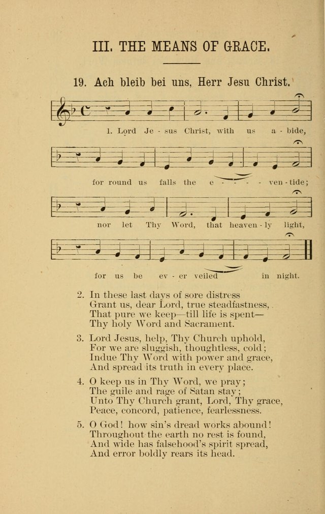 Hymns of the Evangelical Lutheran Church: for the use of English Lutheran Missions page 30