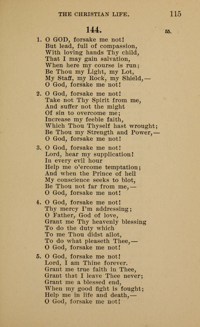 Hymnal for Evangelical Lutheran Missions page 115