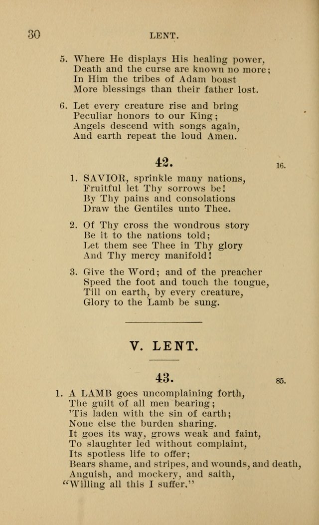 Hymnal for Evangelical Lutheran Missions page 30