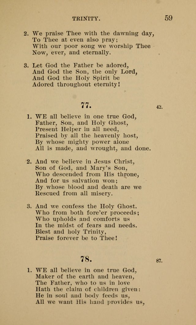 Hymnal for Evangelical Lutheran Missions page 59