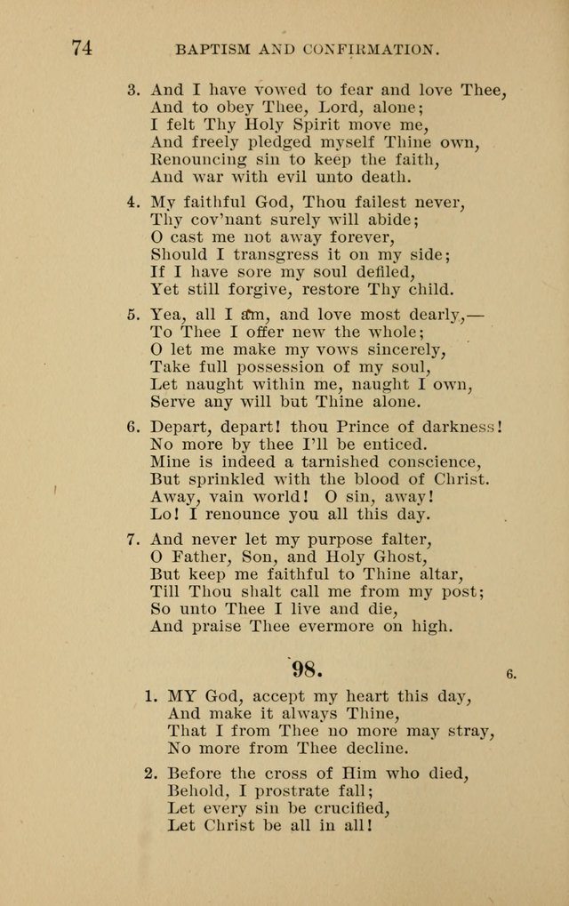 Hymnal for Evangelical Lutheran Missions page 74