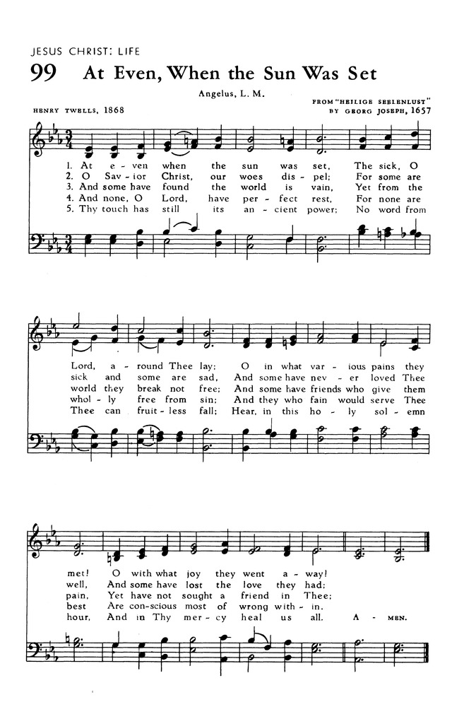 The Hymnal of The Evangelical United Brethren Church page 108