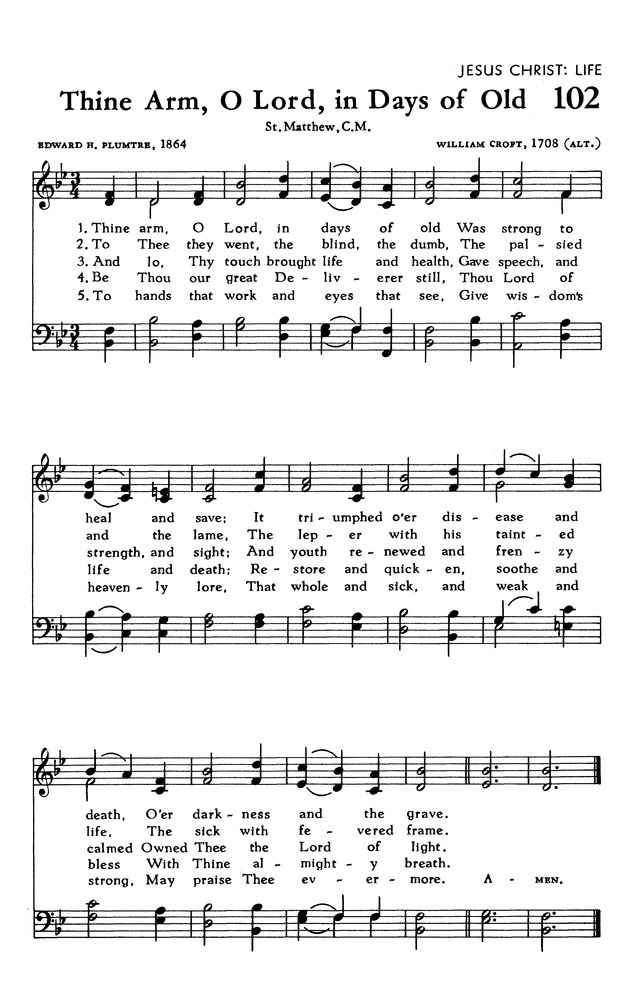 The Hymnal of The Evangelical United Brethren Church page 111