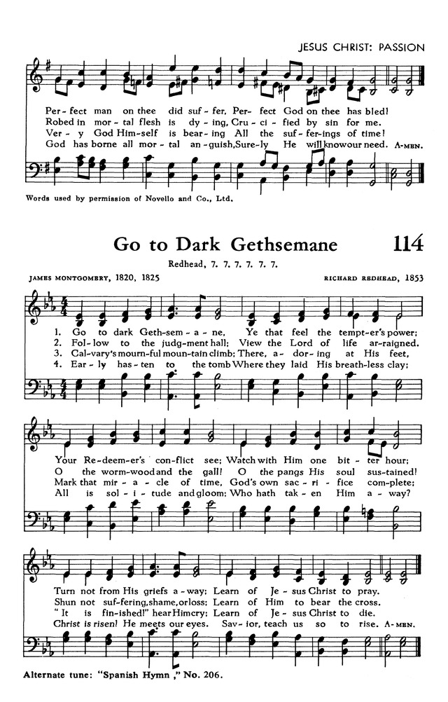 The Hymnal of The Evangelical United Brethren Church page 121