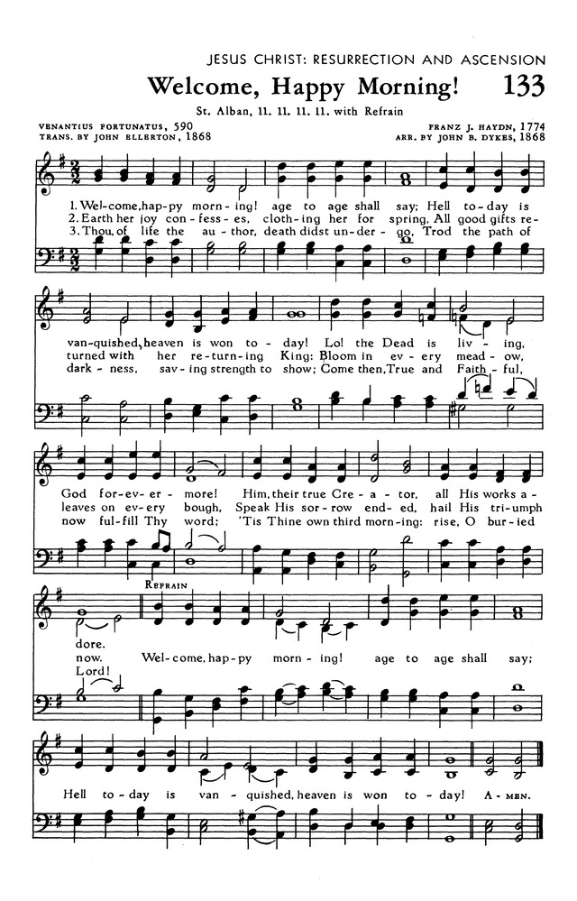 The Hymnal of The Evangelical United Brethren Church page 137