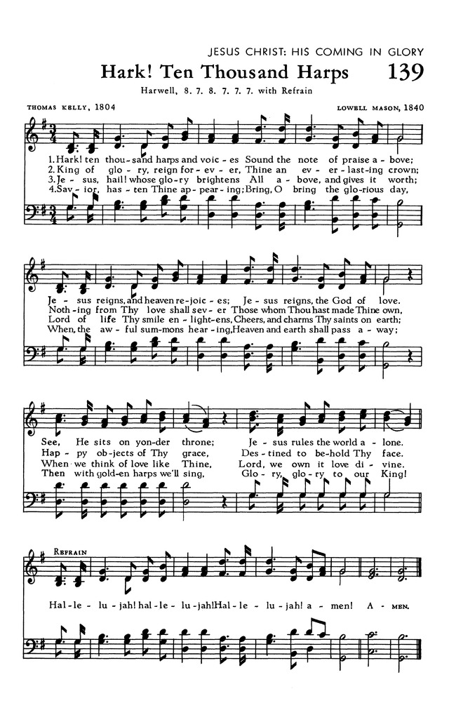 The Hymnal of The Evangelical United Brethren Church page 143
