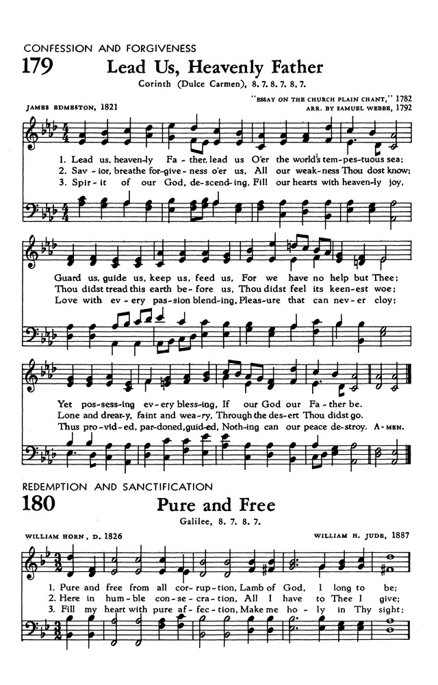 The Hymnal of The Evangelical United Brethren Church page 178