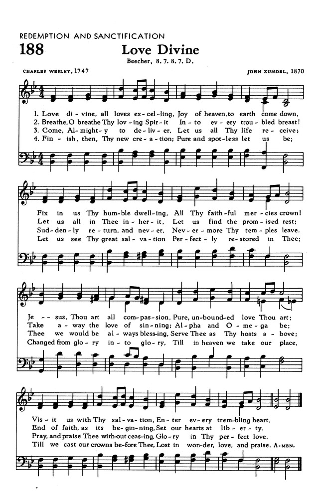 The Hymnal of The Evangelical United Brethren Church page 186