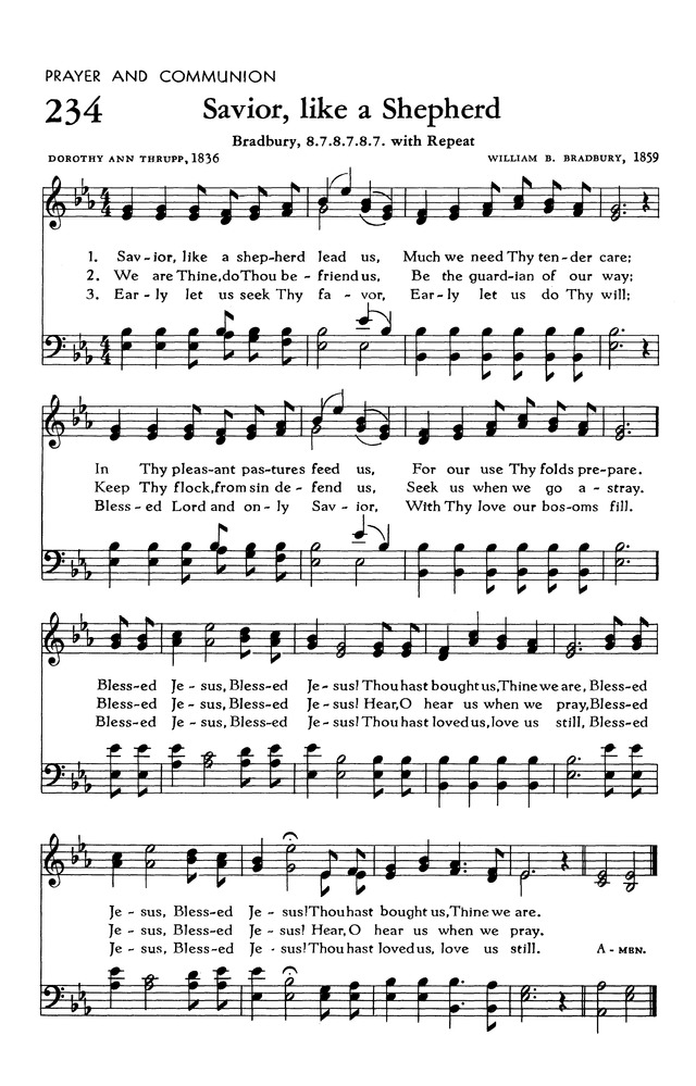 The Hymnal of The Evangelical United Brethren Church page 226